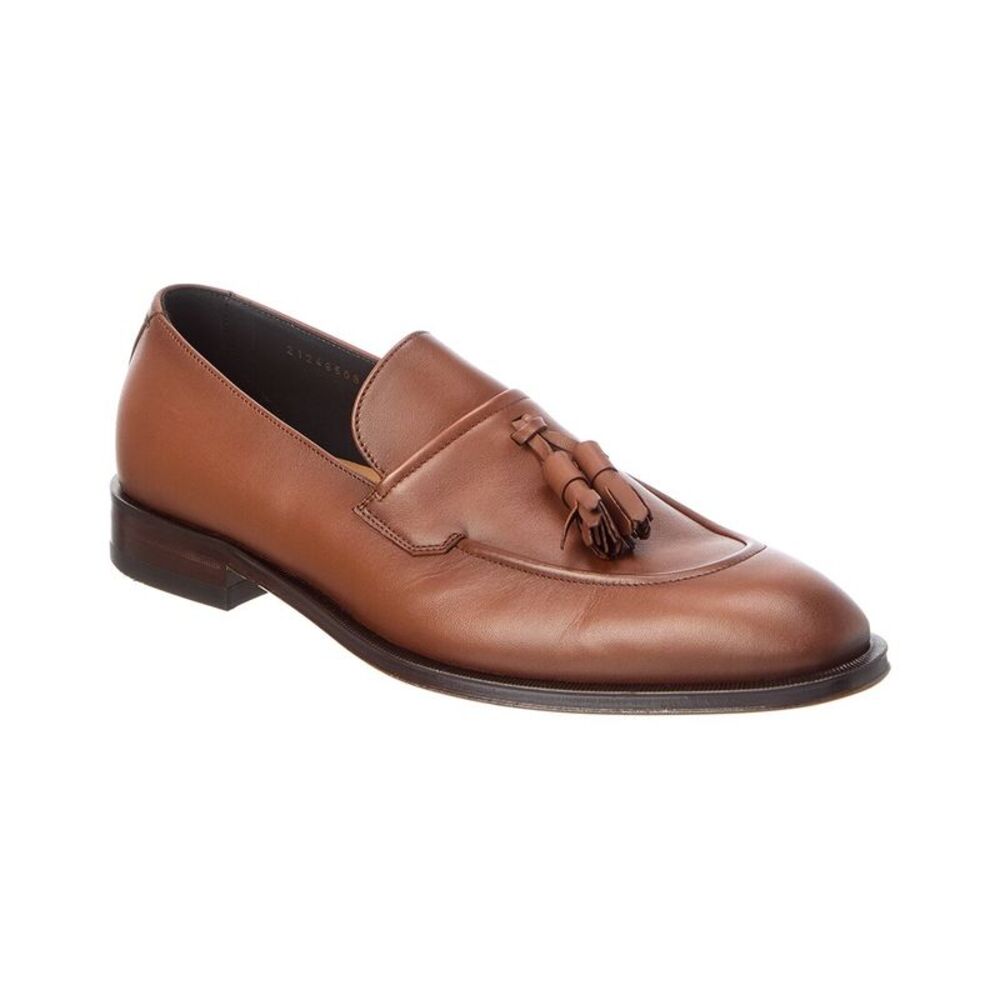 Hugo Boss Derrek Leather Loafer, Brown